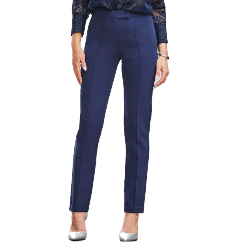 Sosandar , Blue Slim Leg Trousers