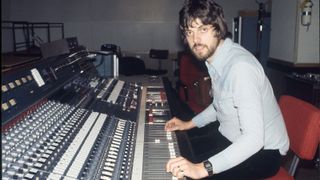 Alan Parsons at a mixing console in 1979. 