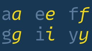 A sample of Mona Lisa, one of the best monospace fonts