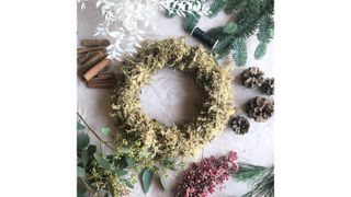 The Flower Boutique DIY Christmas wreath
