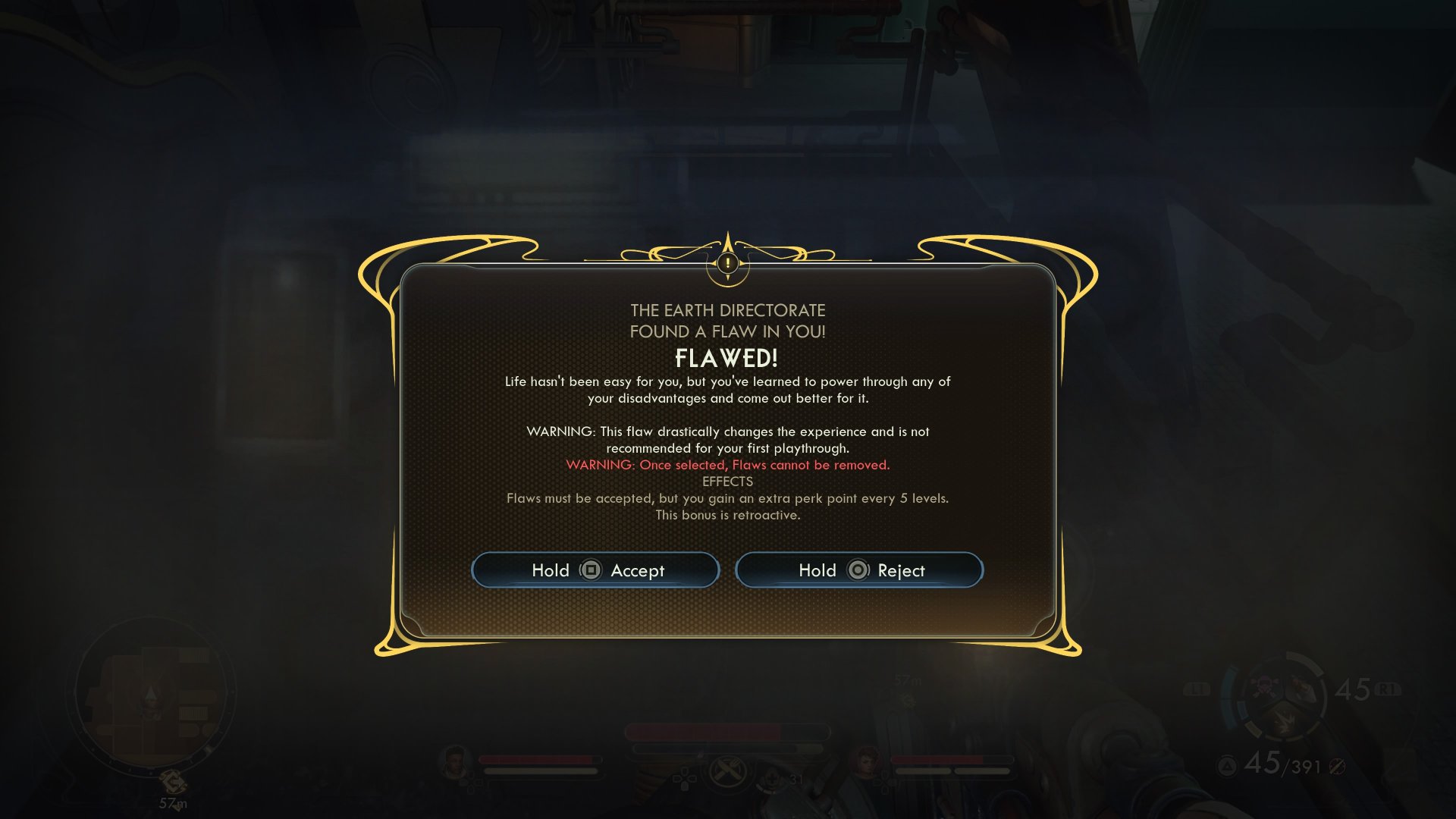 The Outer Worlds 2 screenshot of the Flawed Flaw