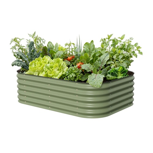Vego Garden Bed 17&amp;rdquo;Tall 6 In 1 Modular Metal Outdoor Raised Garden Bed