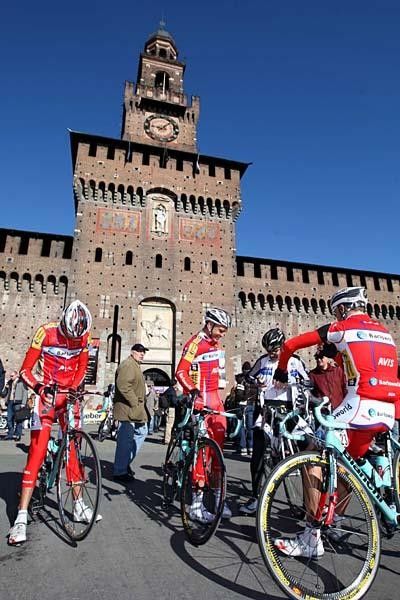 Barloworld is enjoying the sun before the start in Milano.
