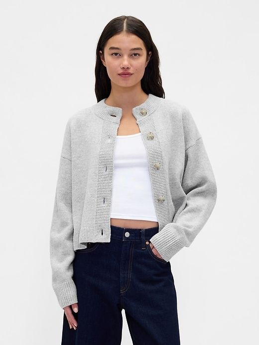 Cashsoft Oversized Chunky Cardigan
