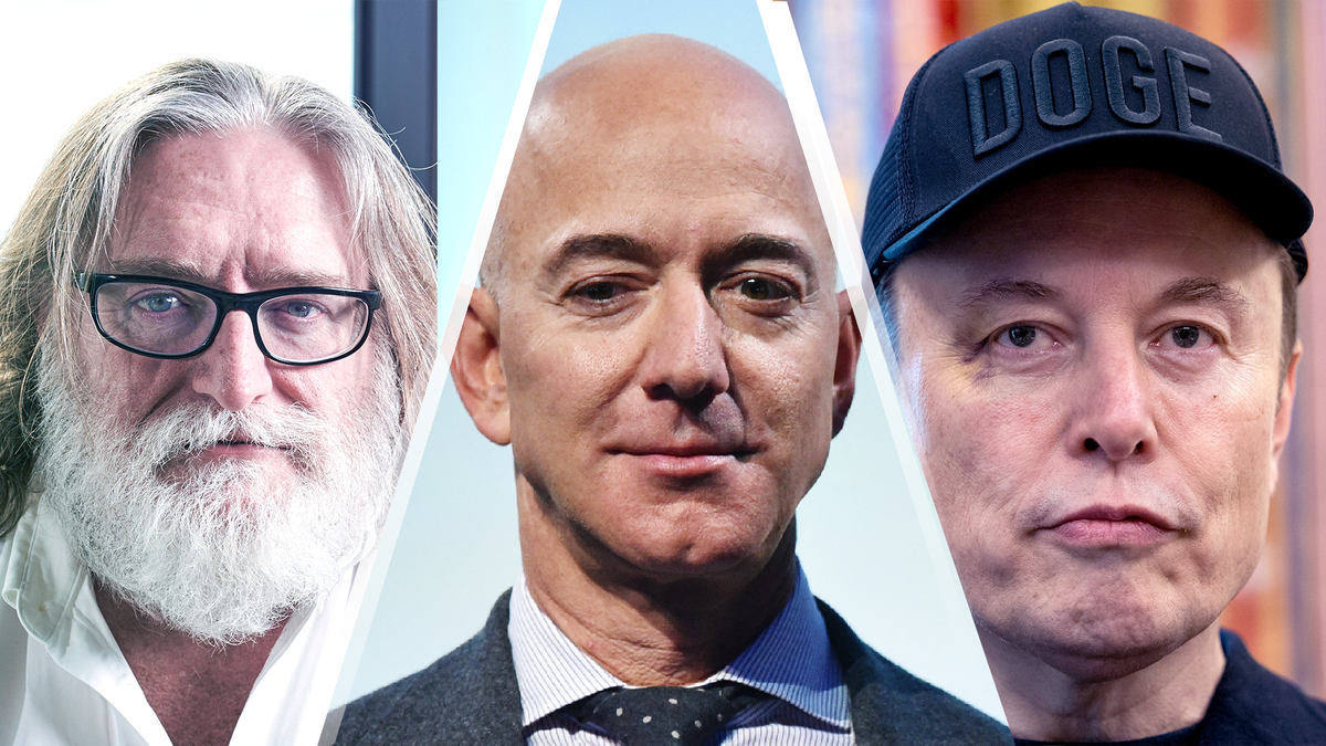 Elon Musk said Gabe Newell gets 'two thumbs up from me' for the OpenAI board but Jeff Bezos is 'clueless'