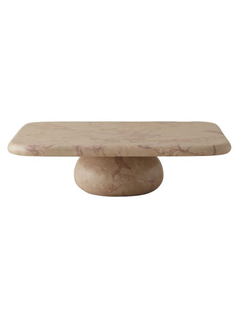 Lusine Square Marble Serving Stand