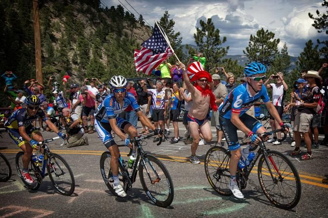 The breakaway led by Andrew Talanksy (Garmin Sharp)