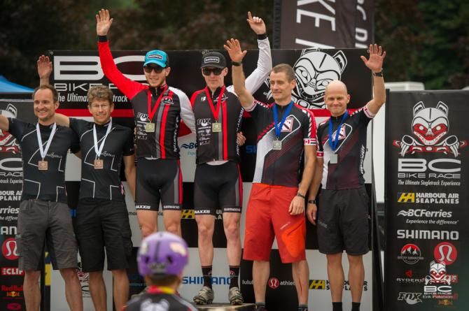 Rocky Mountain Team of two men, the fastest on the Day, Squamish BC.
