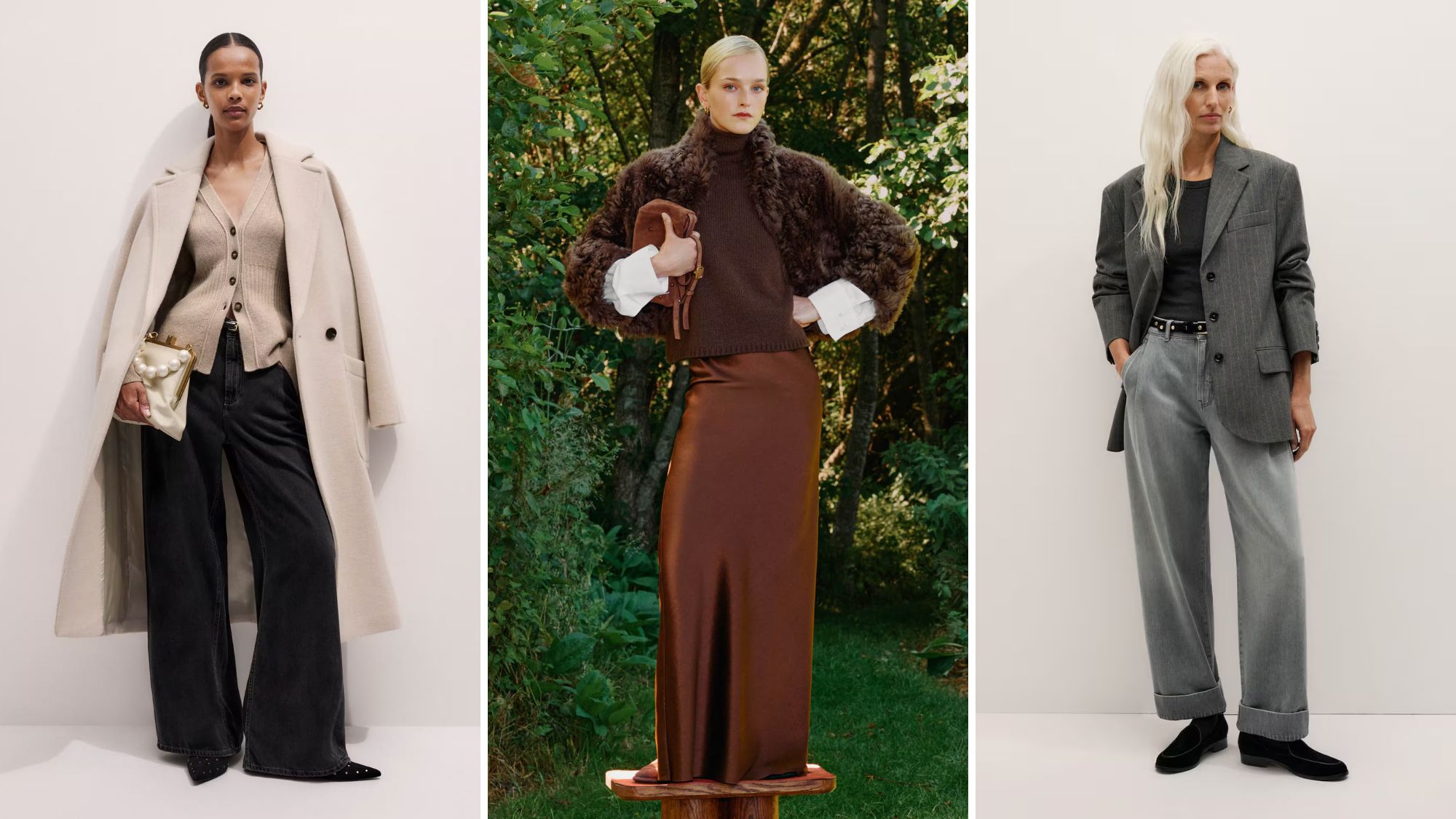 composite of models wearing new pieces from me+em