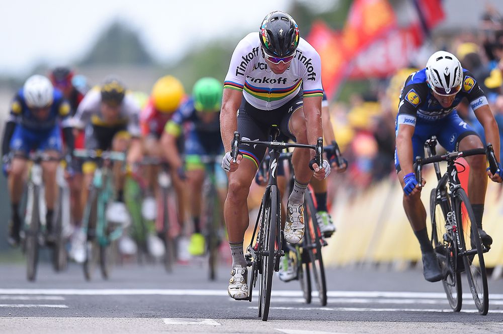 Peter Sagan wins stage 2