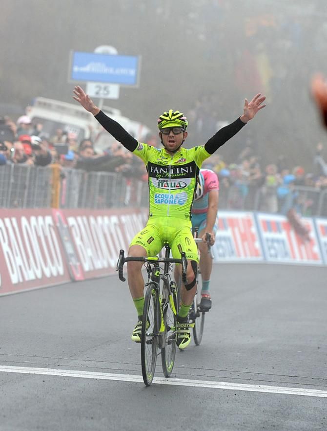 Mauro Santambrogio wins stage 14 of the Giro d'Italia