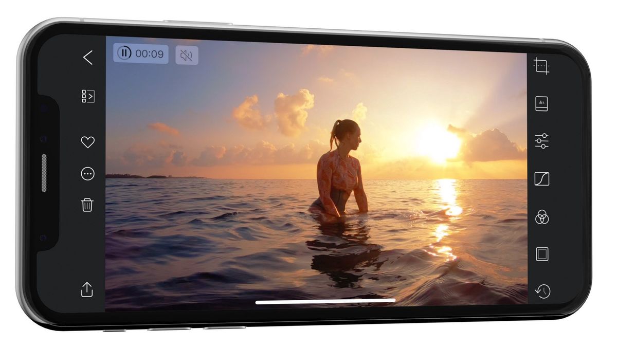 Darkroom video editor on iPhone