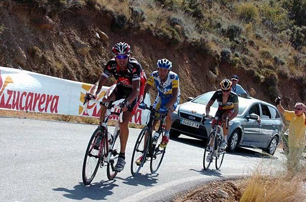 The peloton was in pieces on the last climb