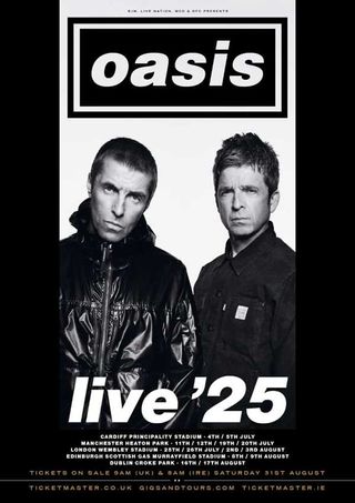 Oasis '25 Tour Poster