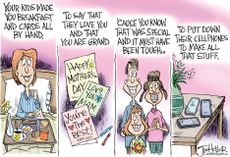 Political cartoon