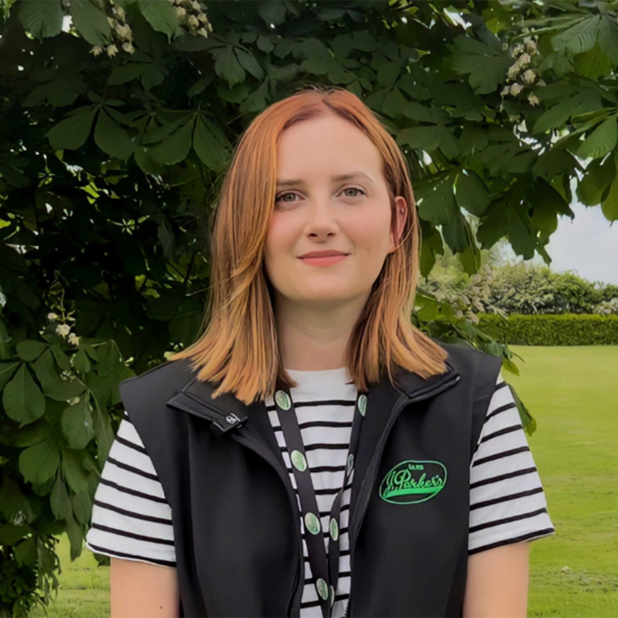 headshot of Hannah Rowson, assistant garden centre manager at J.Parker’s