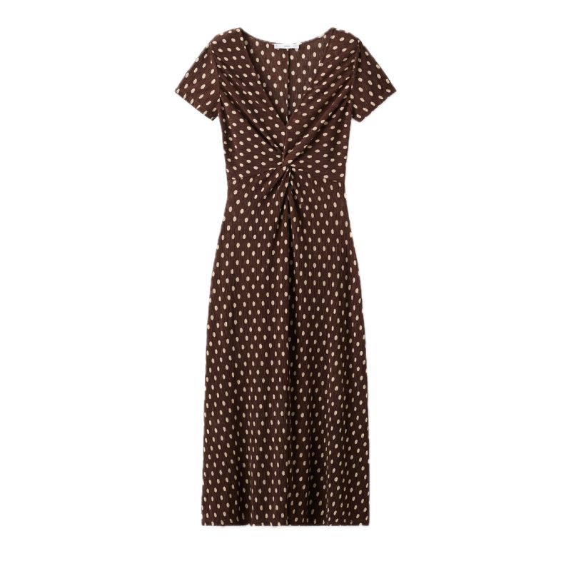 Mango , Printed Midi Dress