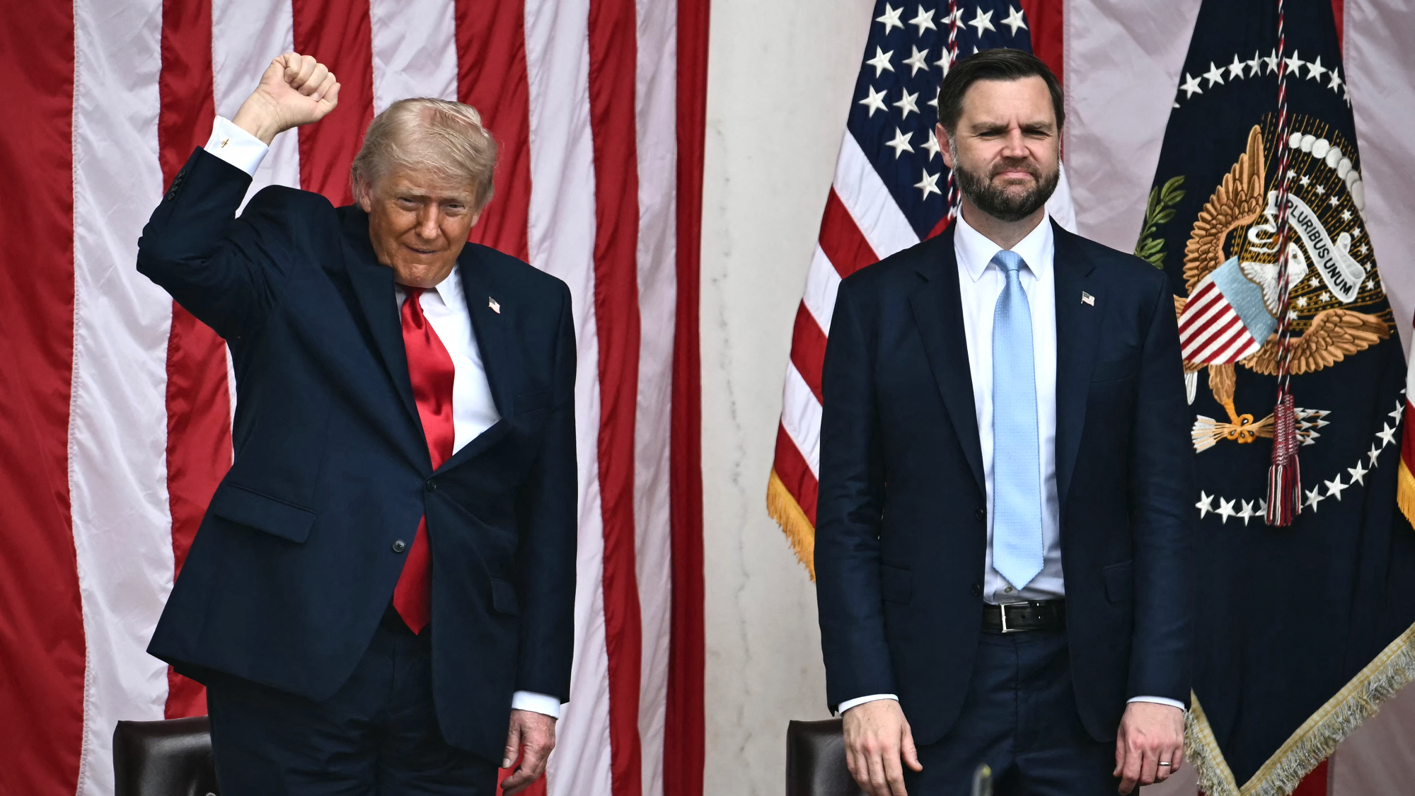 President Donald Trump and Vice President JD Vance mark Memorial Day