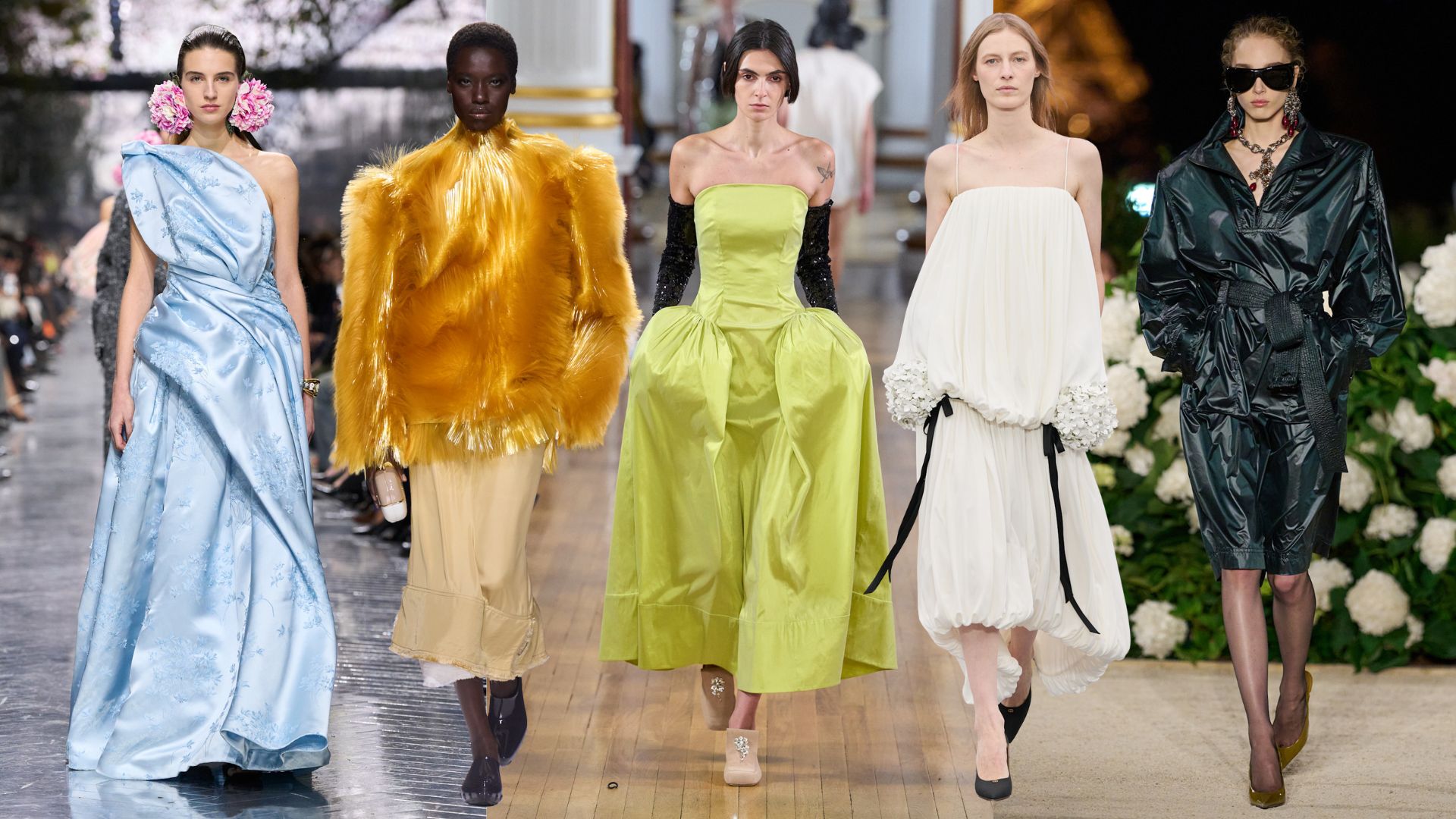 An image of the key fashion colour trends of 2026.