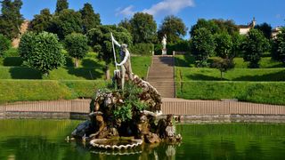 A statue within Boboli Gardens, Florence