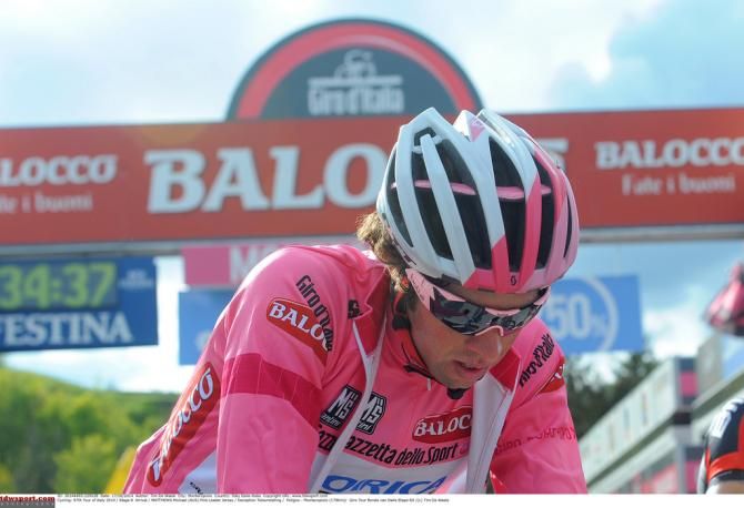 Michael Matthews says 'ciao' to the pink jersey