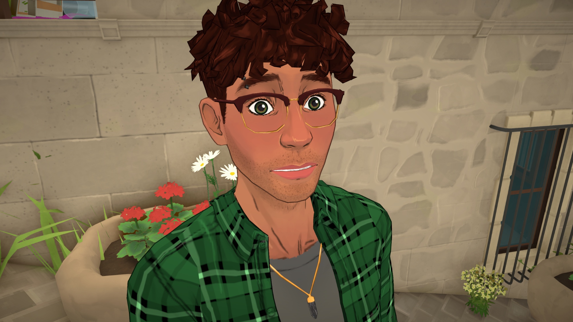 Paralives - A young adult para wearing glasses and looking surprised