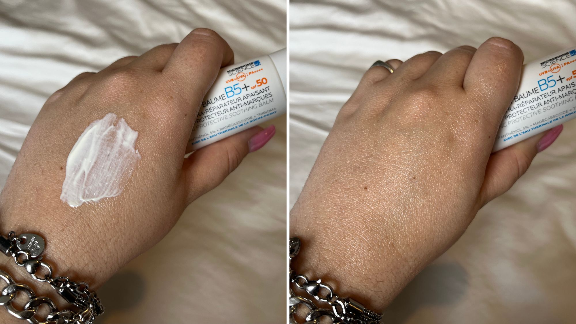 La Roche-Posay Cicaplast Repairing Baume B5+ SPF50 For Irritated Skin swatches
