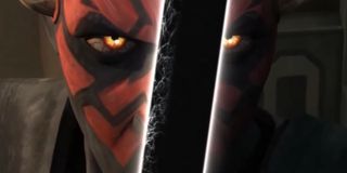 Darth Maul wields the Darksaber in Star Wars: The Clone Wars