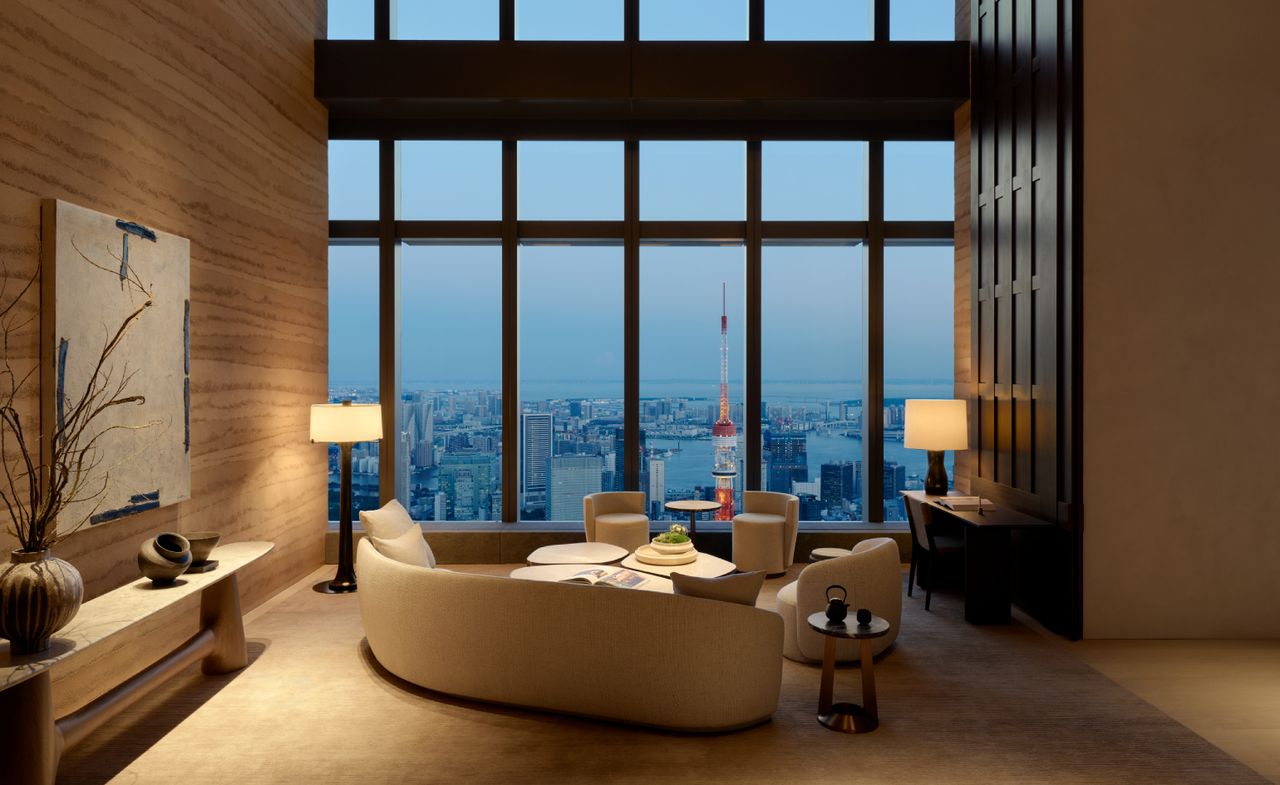 Aman Residences Tokyo Communal Space, Library