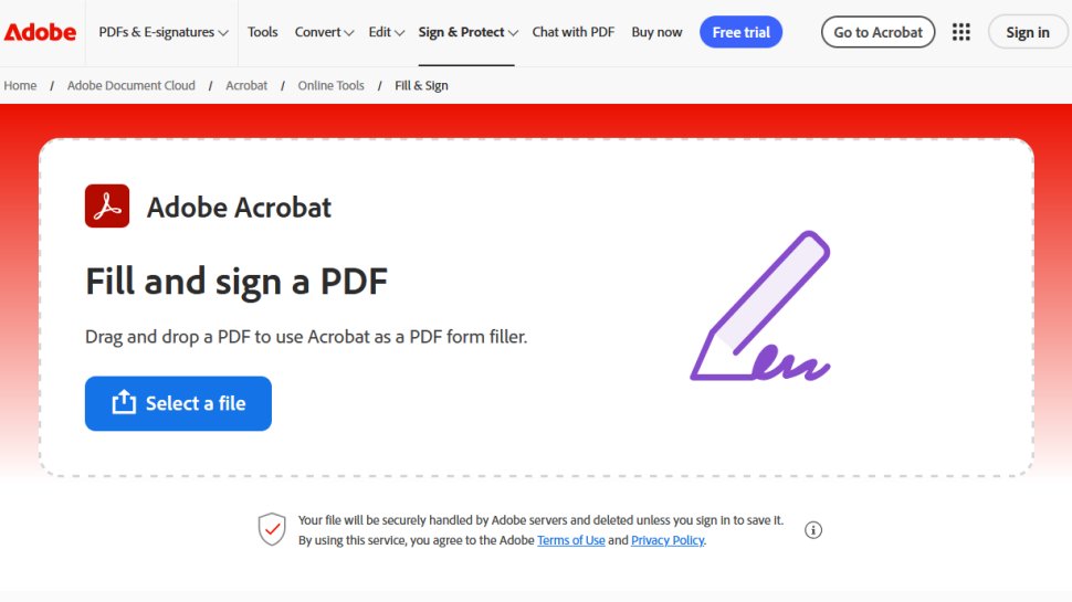 Adobe Fill & Sign