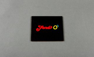 Fendi logo treated in varnish