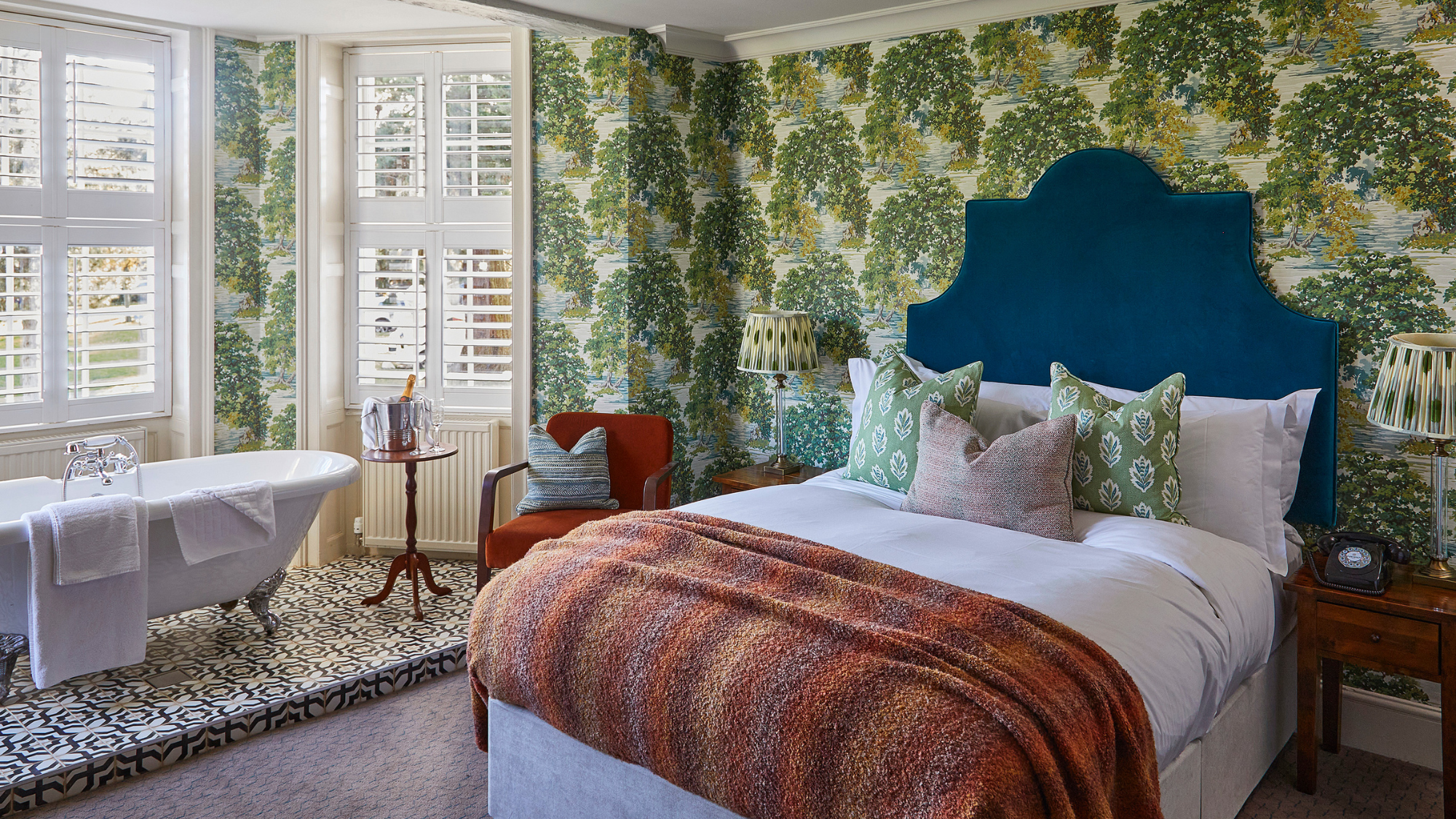 Hotel room at Burnham Beeches