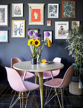 A brooding palette with flashes of Art Deco creates drama in the period home of Cat and Dain Maginnis