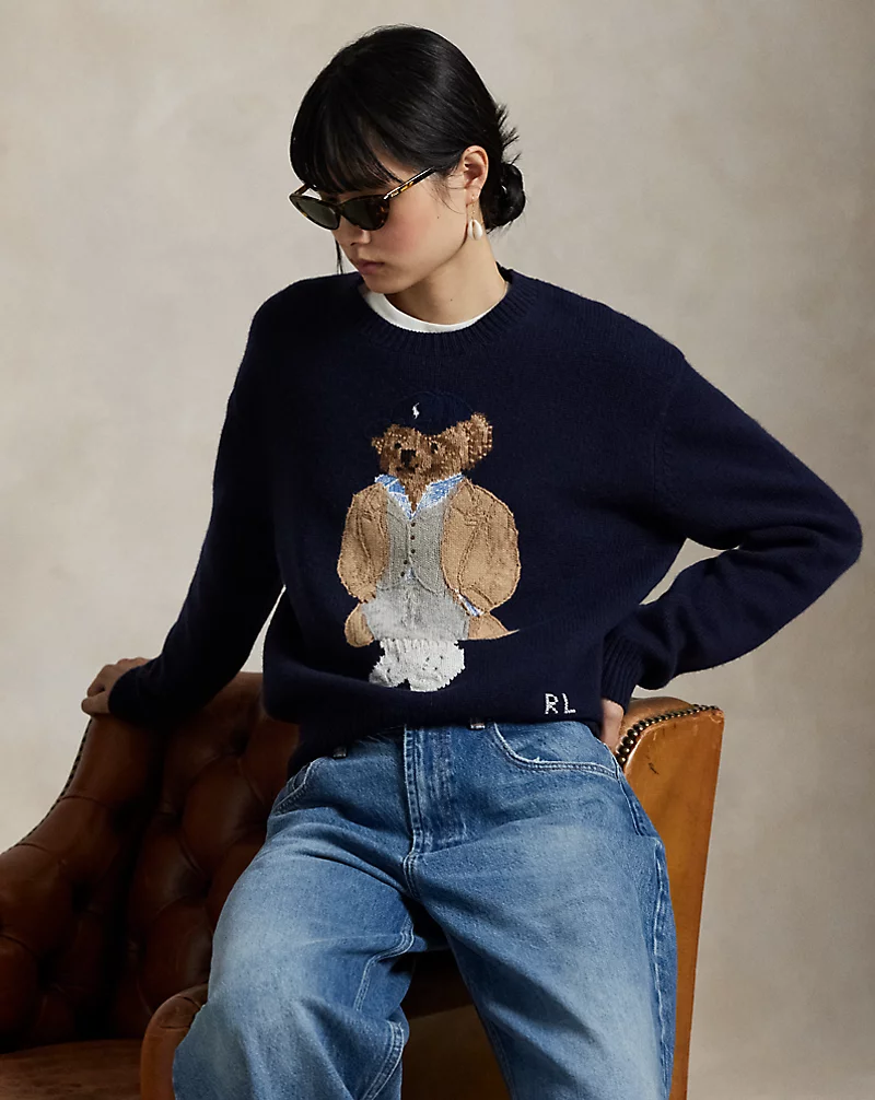Polo Bear Wool Cashmere Blend Jumper