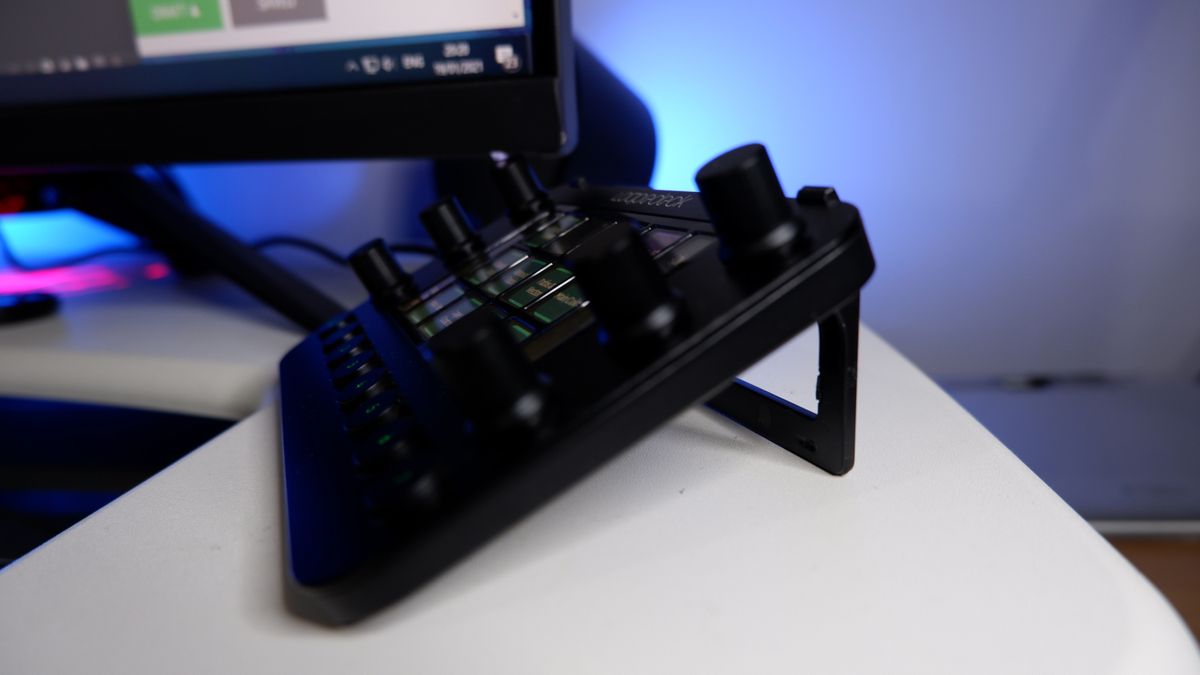 Loupedeck Live power console from various angles and during use