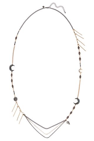 M&S Necklace with moon crescent detail