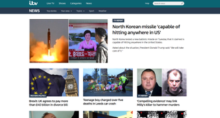 How to create mood boards: ITV News site