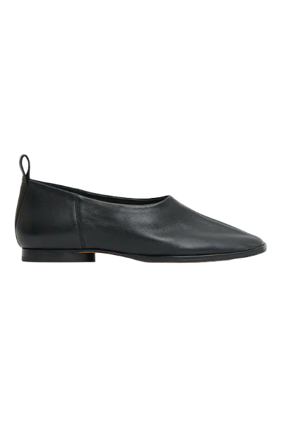 Mansur Gavriel , Glove Slip-On Flat in Black 