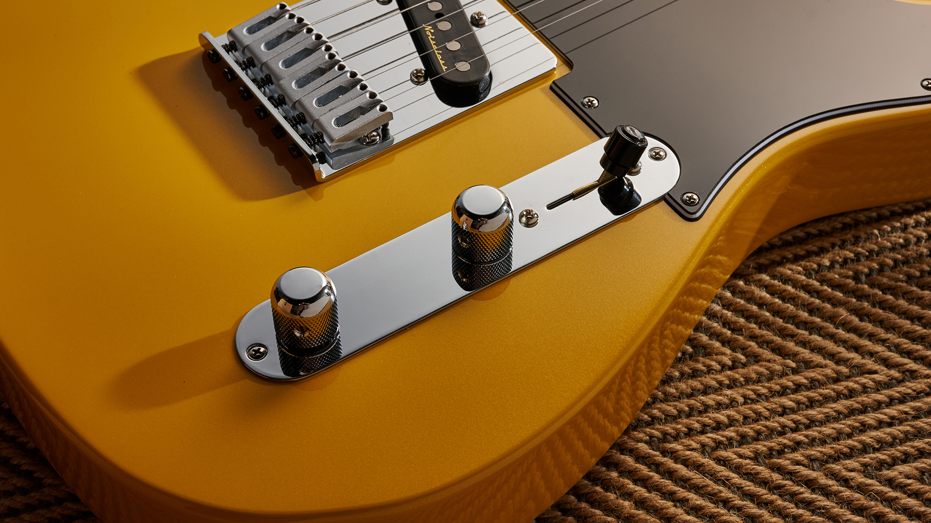 The control panel of the Fender Player II Modified Telecaster