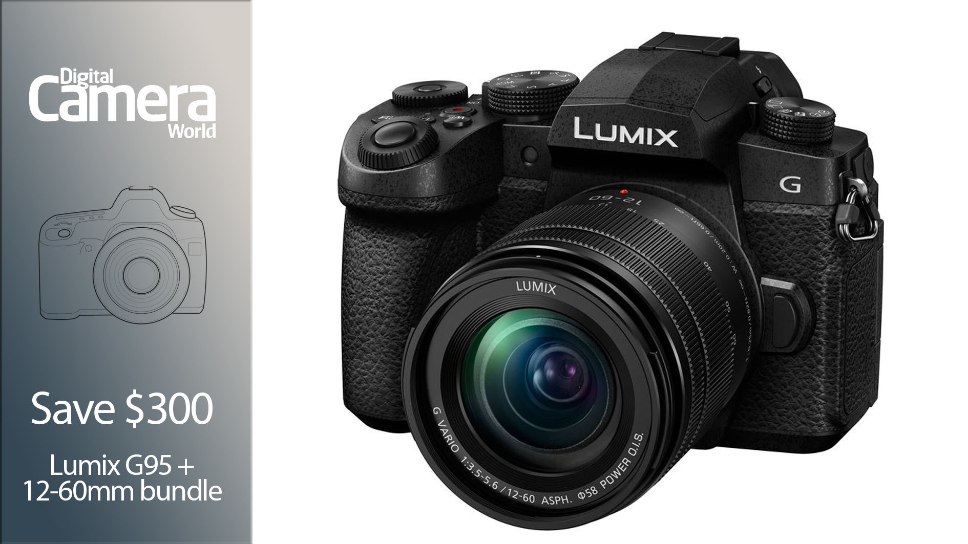 Panasonic Lumix G95 with 12-60mm lens bundle gets a $300 price cut