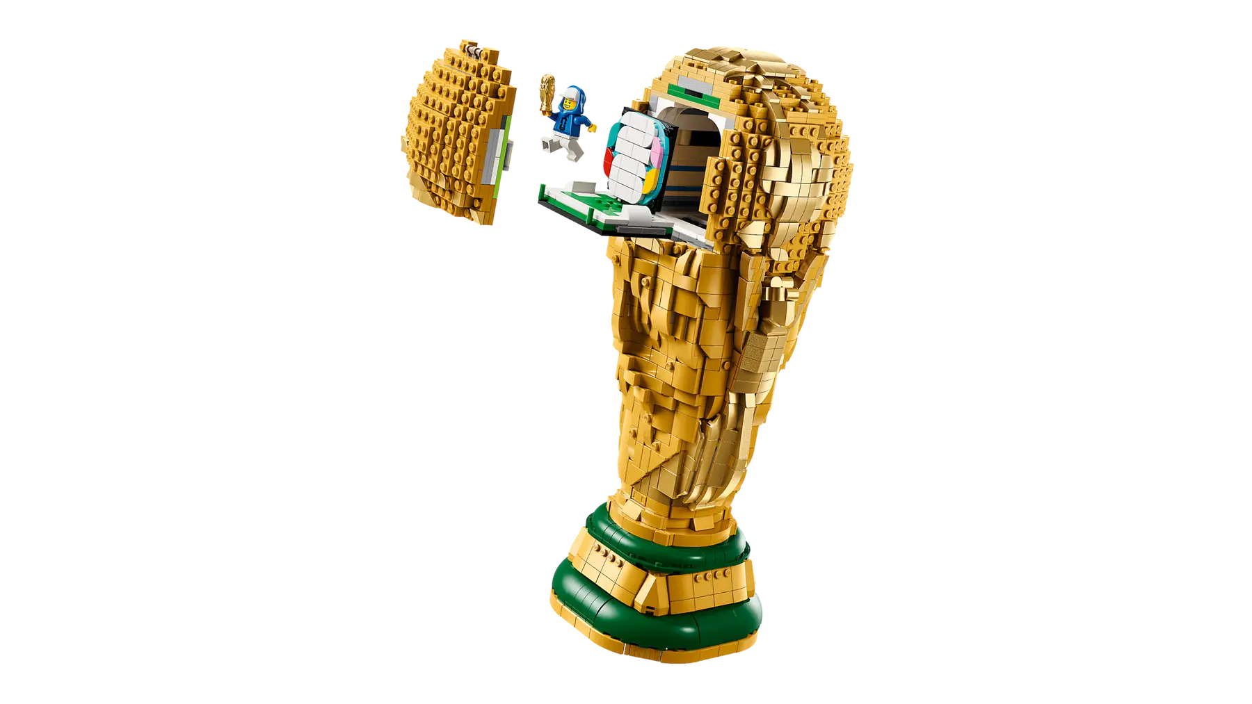 Build your own World Cup trophy! Must-have merch made of 18-carat LEGO available for pre-order