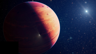 An illustration of the exoplanet 29 Cygni b