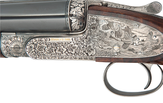 Purdey's 12-bore large-scroll single-trigger sidelock ejector, as sold by Christie's for £74,500