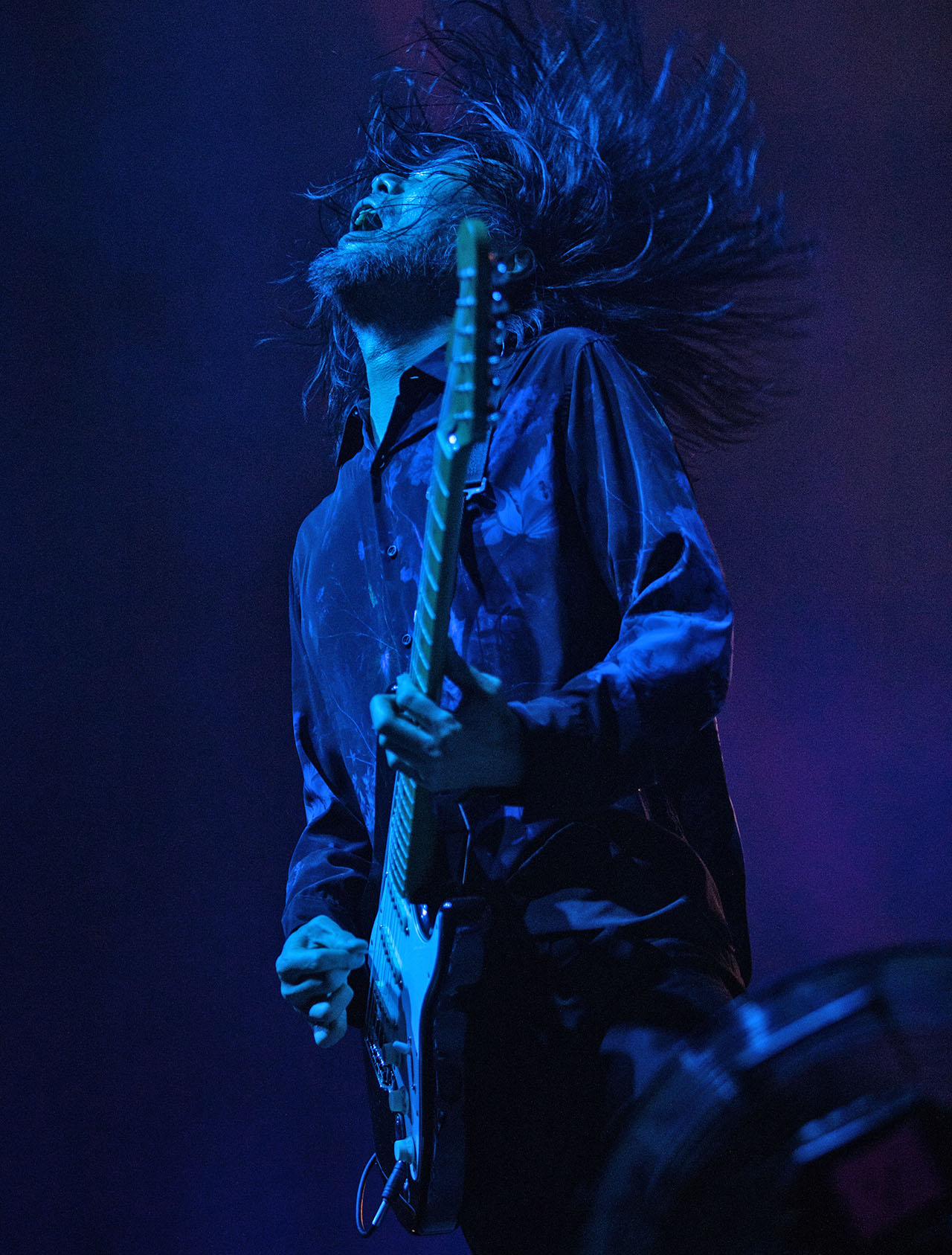 CLISSON, FRANCE - JUNE 18: Takaakira "Taka" Goto of Mono performs on stage during day 1 of the Hellfest Open Air Festival 2022 on June 18, 2022 in Clisson, France. (Photo by Aldara Zarraoa/Redferns)