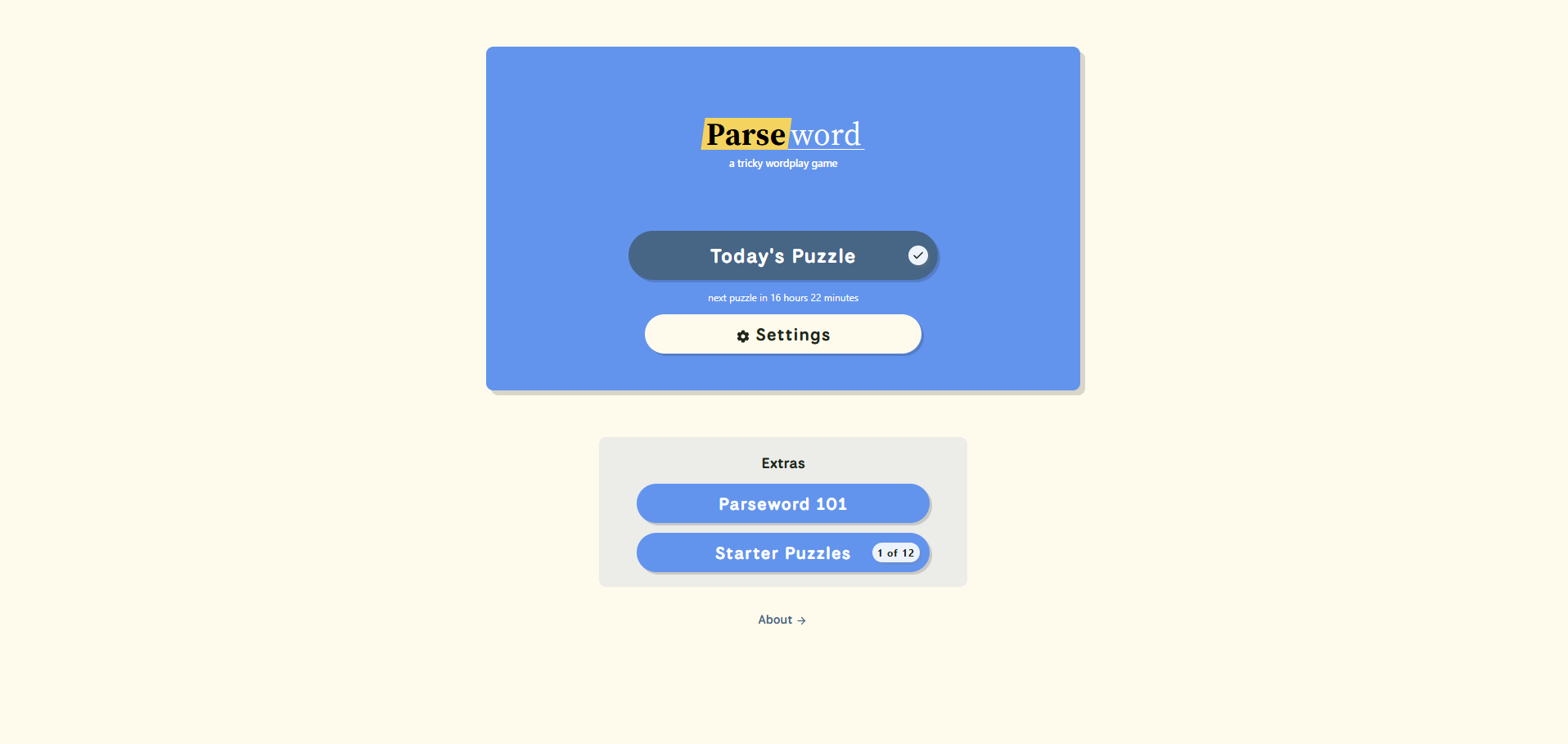 Parseword screenshot