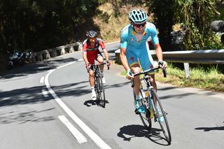 Damiano Caruso (BMC) chasing Mikel Landa (Astana)