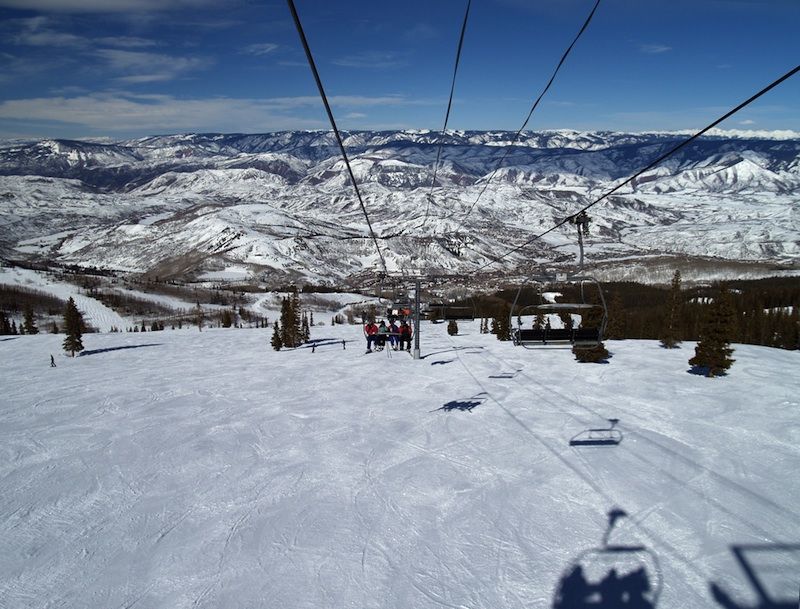 Skiing at Snowmass, CO.