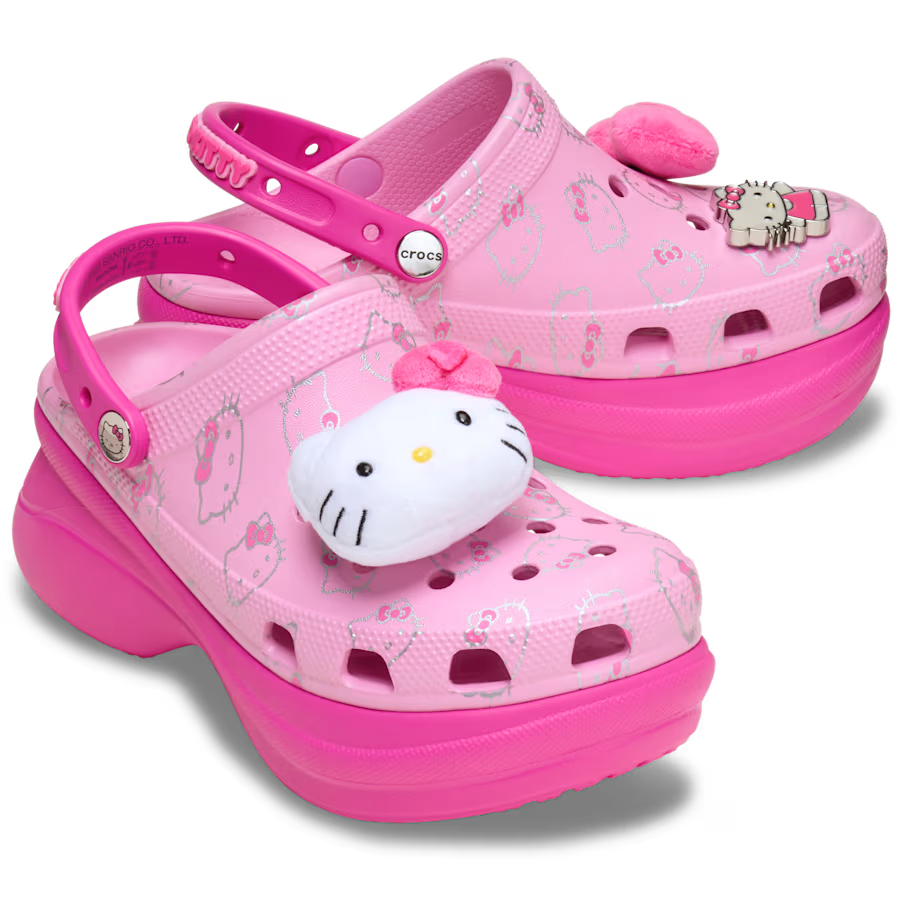 Crocs on white background