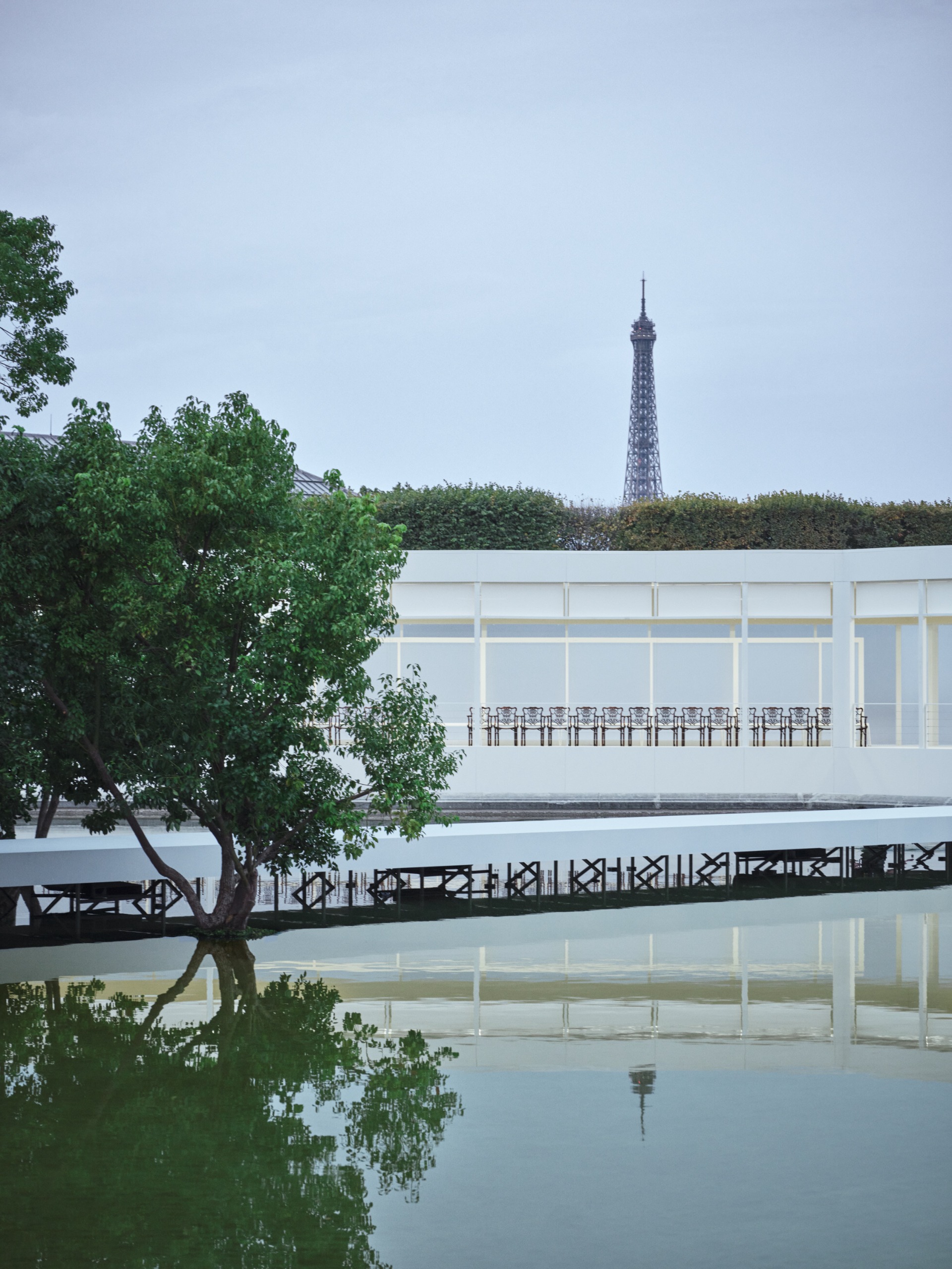 An image of the scenery at the Dior spring/summer 2027 show.