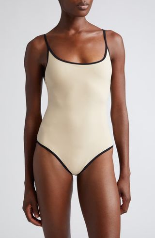 Stripe Edge One-Piece Swimsuit